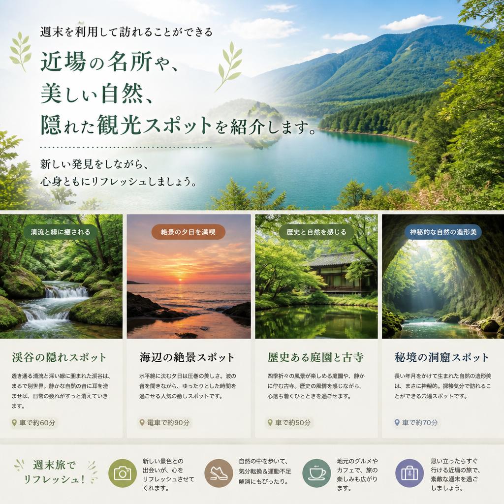 週末旅行の魅力